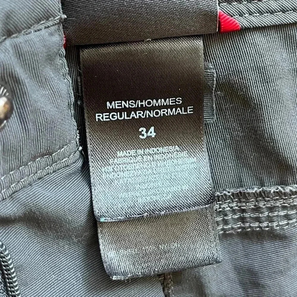 The North Face Men's Paramount Active Nylon Cargo Shorts Size 34 Gray Outdoor 9" - Picture 4 of 10